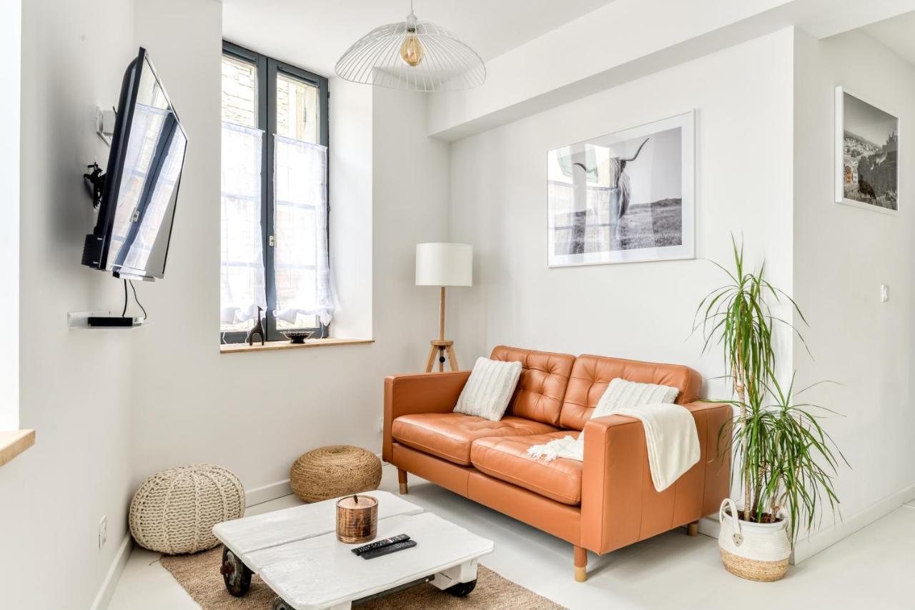 Les Gites De Laure - L'Or Blanc, Appartement Avec Vue Sur Le Chateau, Climatisation, Netflix, A 160 M De La Cite Medievale Carcassone Kültér fotó