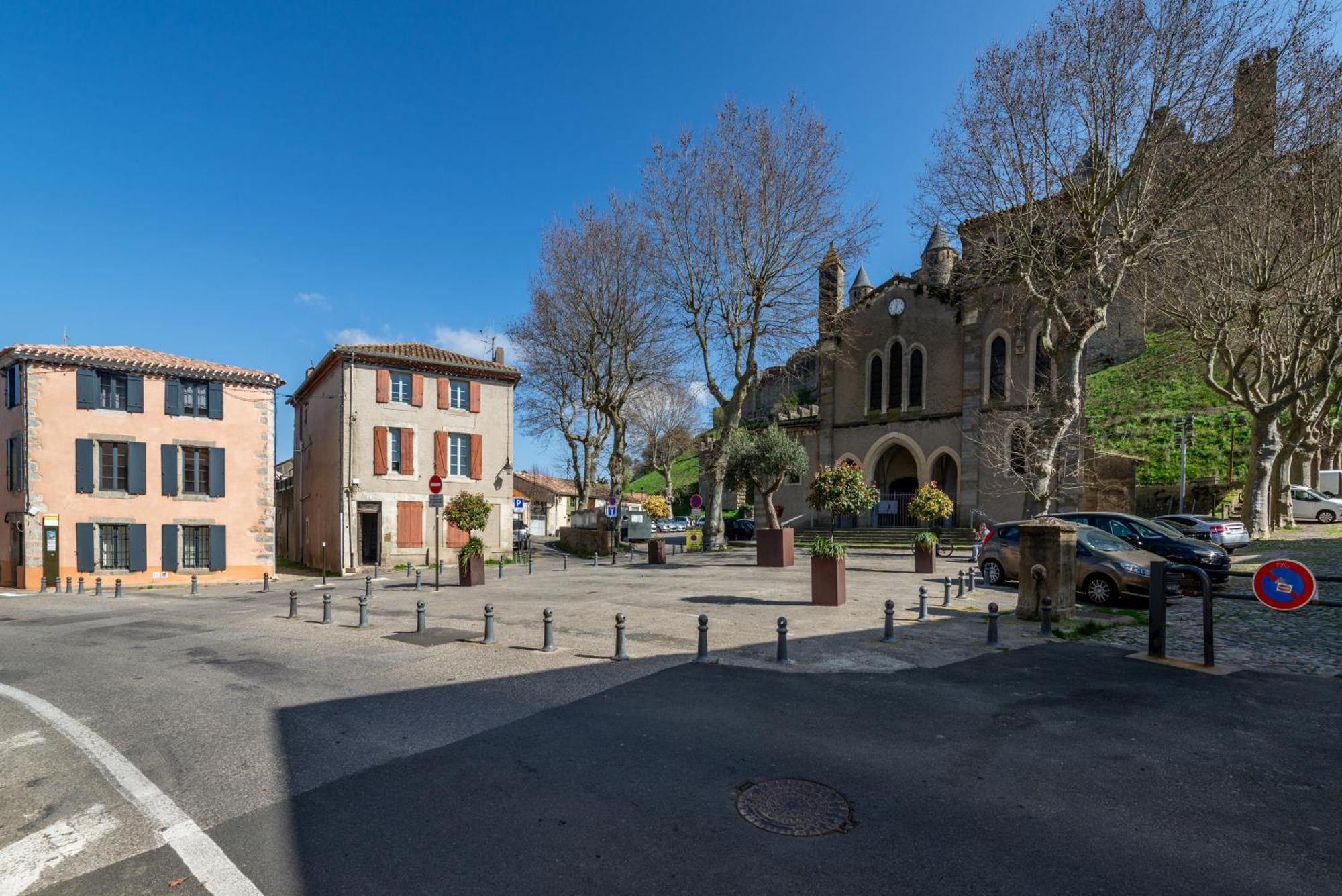 Les Gites De Laure - L'Or Blanc, Appartement Avec Vue Sur Le Chateau, Climatisation, Netflix, A 160 M De La Cite Medievale Carcassone Kültér fotó